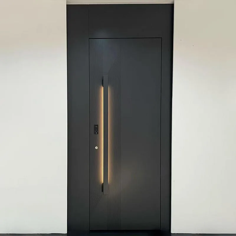 Pintu Masuk Panel Sarang Lebah Aluminium dengan Lampu LED