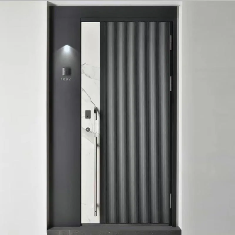 Fire Rated Cast Aluminum Mother-son Door