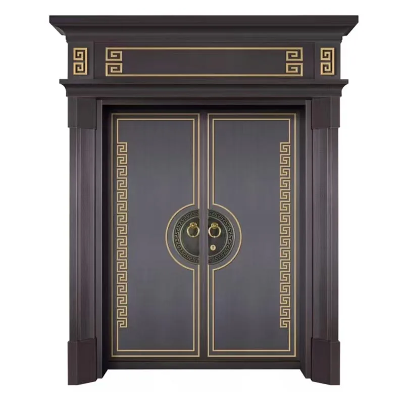 Solid Copper Double Entry Door
