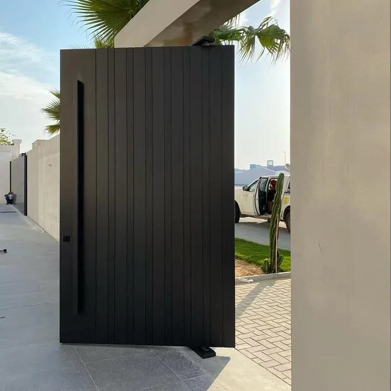 Pintu Tembaga-Aluminium Ukiran Luar Paksi
