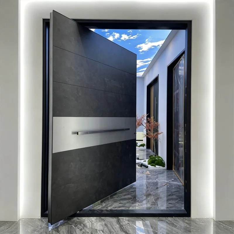 Pintu Aluminium Cast Berukir Ketepatan luar paksi