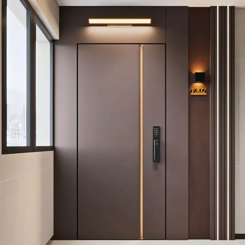 Satu Pintu Pintu Tembaga-Aluminium Satu Pandangan