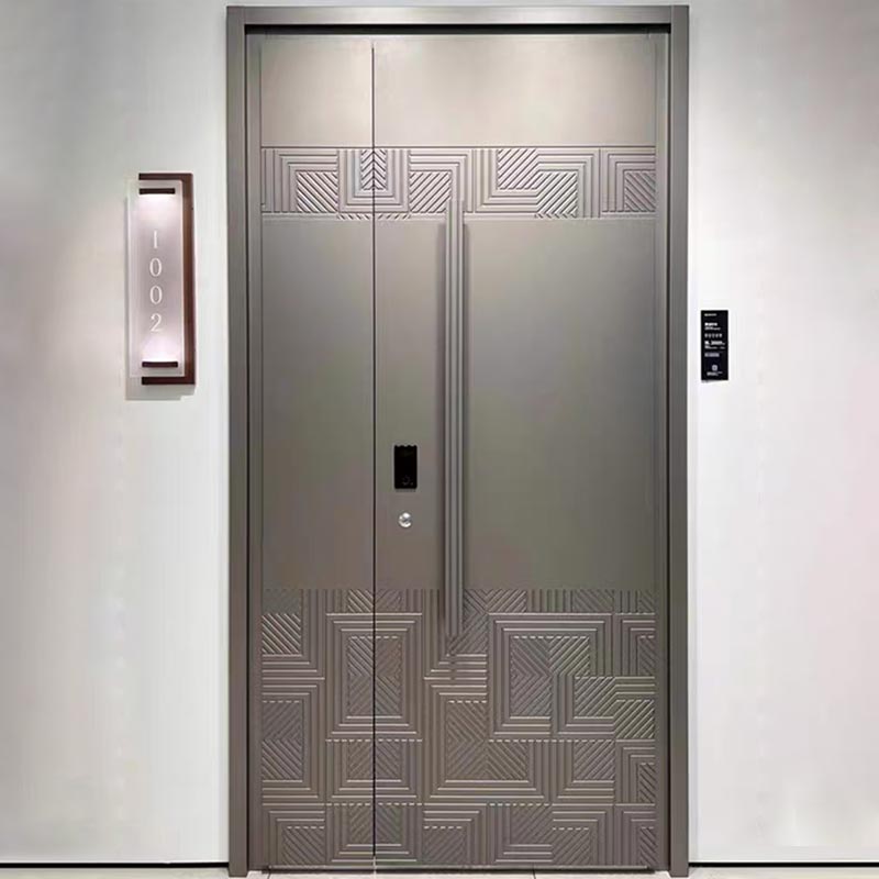 Ketepatan Ukiran Thermal Break Cast Aluminium Pintu Ibu-Anak
