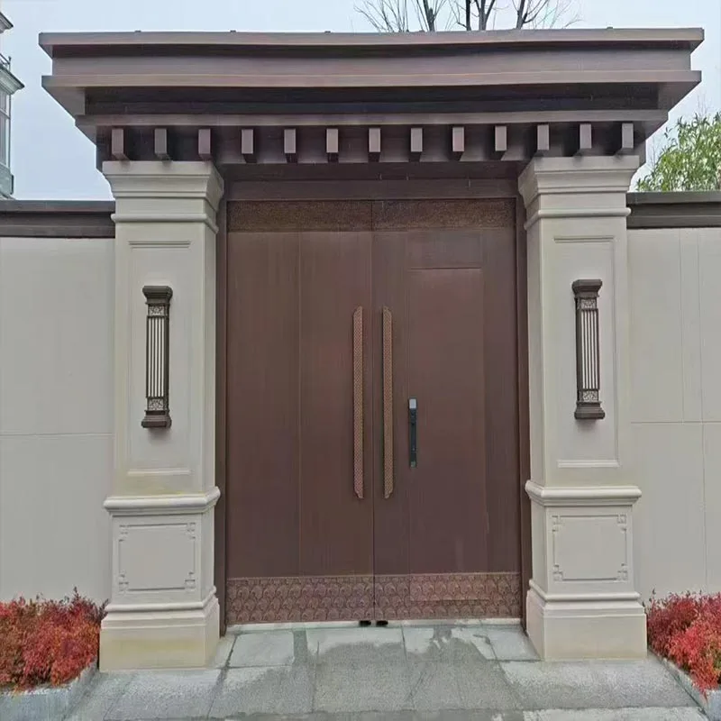 Pintu Masuk Vila Solid Copper